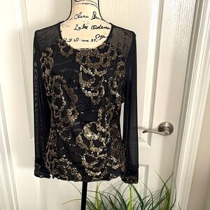 Love University Sequined Top